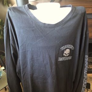Mens Harley Davidson Long Sleeve T-Shirt 3XL